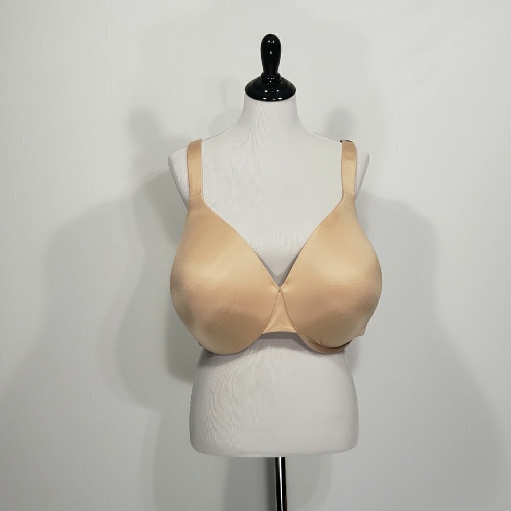 NWT Catherines Intimates Nude Full Coverage Smooth Underwire Bra 54D